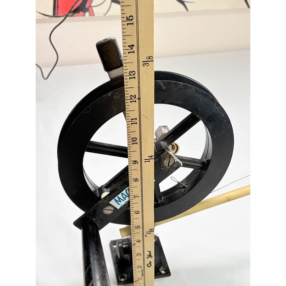 Vintage MAC-JAC Fishing Line Downrigger Counter Trolling Depth Measure Reel Boat - Picture 15 of 16